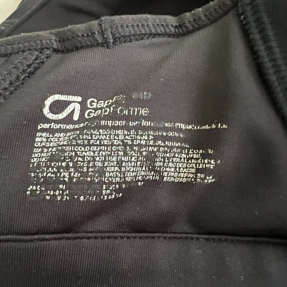 Gap Recycled Power High Impact Sports Bra, Black - Picture 5 of 7